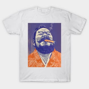 Puff Sumo: Smoking a Fat Robusto Cigar T-Shirt